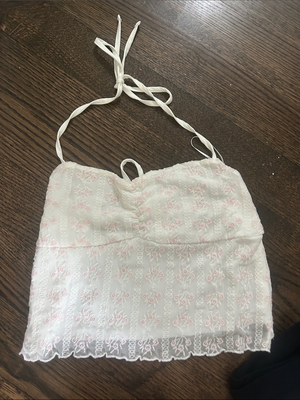 Garage halter top